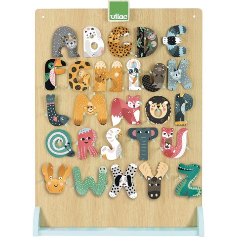 Vilac display for animal alphabet